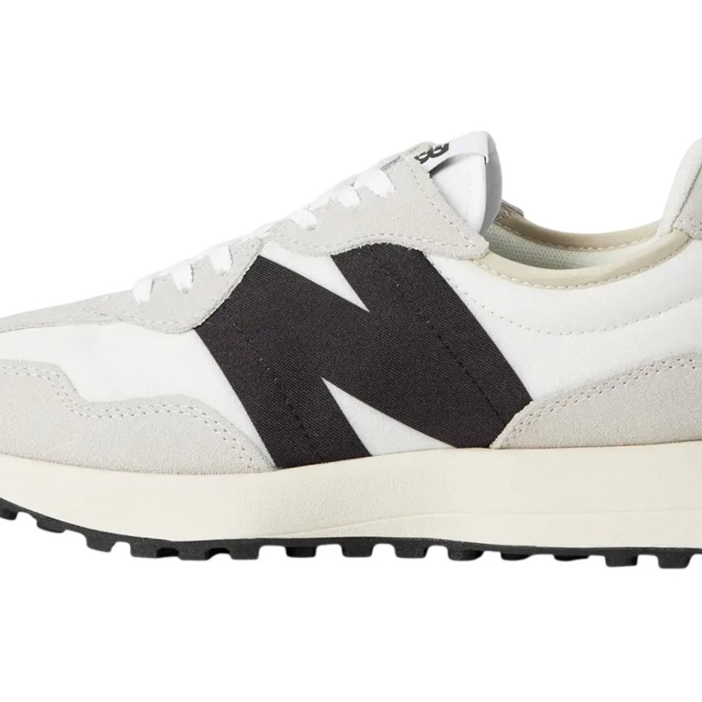 New Balance White and Black Athletic Shoes